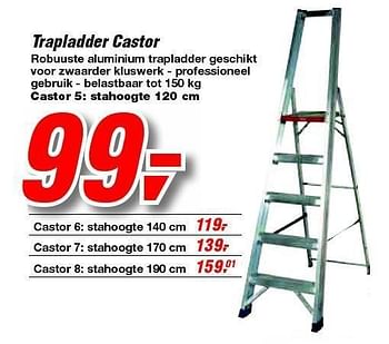Promoties Trapladder castor - Altrex - Geldig van 15/02/2012 tot 28/02/2012 bij Makro