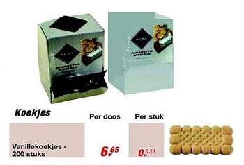 Promoties Koekjes vanillekoekjes - Rioba - Geldig van 15/02/2012 tot 28/02/2012 bij Makro