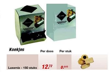 Promoties Koekjes luxemix - Rioba - Geldig van 15/02/2012 tot 28/02/2012 bij Makro