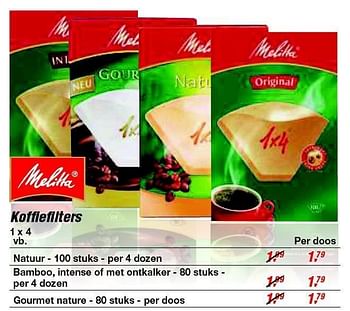 Promoties Koffiefilters - Melitta - Geldig van 15/02/2012 tot 28/02/2012 bij Makro