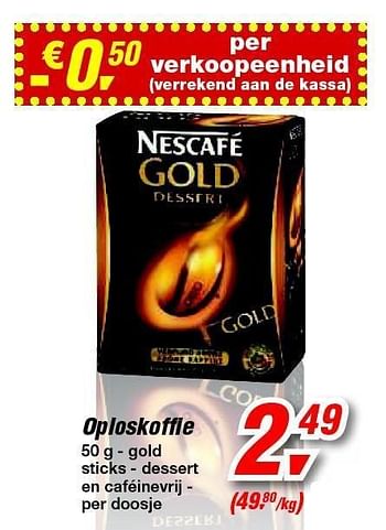 Promotions Oploskoffie - Nescafe - Valide de 15/02/2012 à 28/02/2012 chez Makro