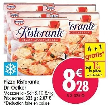 Promotions Pizza ristorante dr. oetker - Dr. Oetker - Valide de 15/02/2012 à 21/02/2012 chez Match