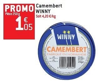 Promoties Camembert winny - Winny - Geldig van 15/02/2012 tot 21/02/2012 bij Match Food & More