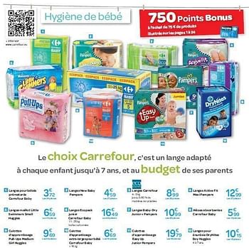 Carrefour Langes Pour Bebes Prematures Carrefour Baby En Promotion Chez Carrefour