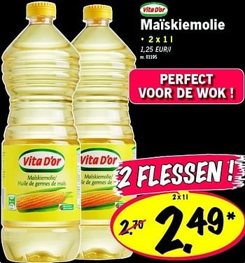 Promoties Maïskiemolie - Vita D'or - Geldig van 16/02/2012 tot 22/02/2012 bij Lidl