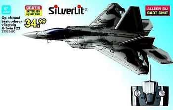 Vermoorden Perforatie Idioot Silverlit Op afstand bestuurbaar vliegtuig X-Twin F22 - Promotie bij Bart  Smit