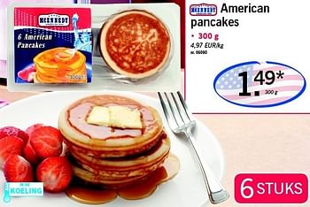 Promoties American pancakes - Mcennedy - Geldig van 20/02/2012 tot 22/02/2012 bij Lidl