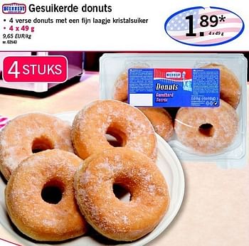 Promotions Gesuikerde donuts - Mcennedy - Valide de 20/02/2012 à 22/02/2012 chez Lidl