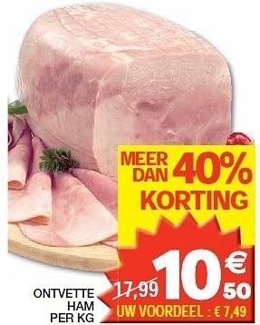 Promoties Ontvette ham - Huismerk - Champion - Geldig van 21/02/2012 tot 26/02/2012 bij Champion
