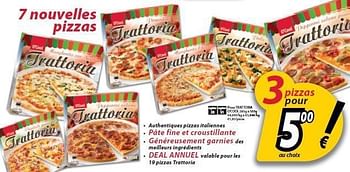 Promotions Pizza trattoria - Produit maison - O'Cool  - Valide de 21/02/2012 à 27/02/2012 chez O'Cool