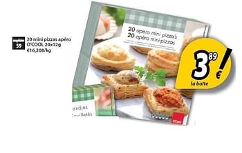 Promoties 20 mini pizzas apéro - Huismerk - O'Cool  - Geldig van 21/02/2012 tot 27/02/2012 bij O'Cool