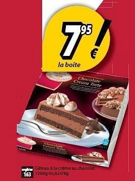 Promotions Gâteau à la crème au chocolat - Produit maison - O'Cool  - Valide de 21/02/2012 à 27/02/2012 chez O'Cool