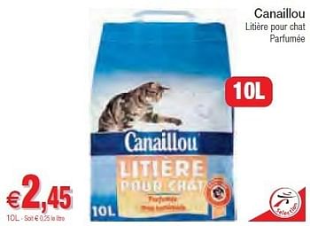 Canaillou Canaillou Litiere Pour Chat Parfumee En Promotion Chez Intermarche