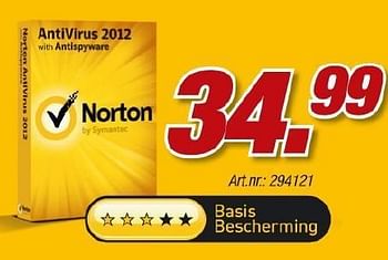 Promoties Antivirus 2012 - Norton - Geldig van 01/03/2012 tot 24/03/2012 bij Auva