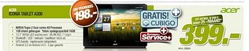 Promoties Iconia tablet a200 - Acer - Geldig van 01/03/2012 tot 24/03/2012 bij Auva