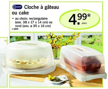 Cassetti Cloche A Gateau Ou Cake En Promotion Chez Lidl