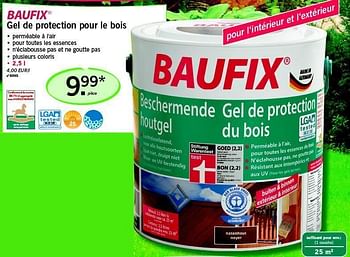 Promotions Gel de protection pour le bois - Baufix - Valide de 08/03/2012 à 10/03/2012 chez Lidl