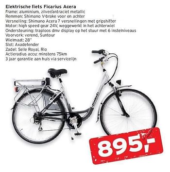 Th Elegantie Immigratie Huismerk - Leen Bakker Elektrische fiets ficarius acera - Promotie bij Leen  Bakker