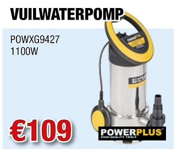 Promoties Vuilwaterpomp powxg9427 - Powerplus - Geldig van 15/03/2012 tot 28/03/2012 bij Cevo Market