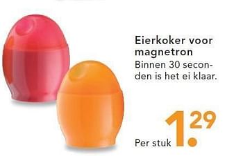 Lui voorkomen Coördineren Huismerk - Blokker Eierkoker voor magnetron - Promotie bij Blokker