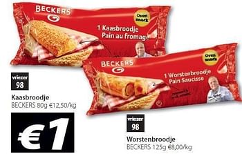 Promoties Kaasbroodje - Beckers - Geldig van 20/03/2012 tot 31/03/2012 bij O'Cool
