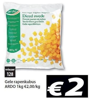 Promoties Gele rapenkubus ardo - Ardo - Geldig van 20/03/2012 tot 31/03/2012 bij O'Cool