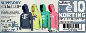 Promoties Sweaters - Superdry - Geldig van 21/03/2012 tot 08/04/2012 bij A.S.Adventure