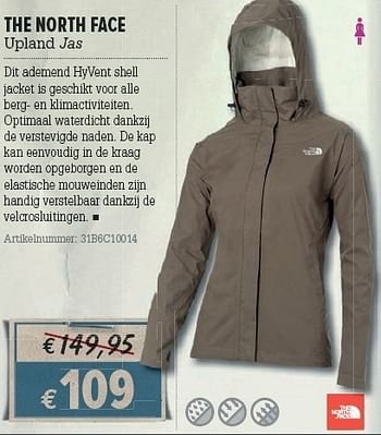 Promoties Upland jas - The North Face - Geldig van 21/03/2012 tot 08/04/2012 bij A.S.Adventure