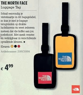 Promoties Luggage tag - The North Face - Geldig van 21/03/2012 tot 08/04/2012 bij A.S.Adventure