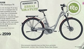 Promotions Vélo électrique t5 - Flyer - Valide de 21/03/2012 à 08/04/2012 chez A.S.Adventure