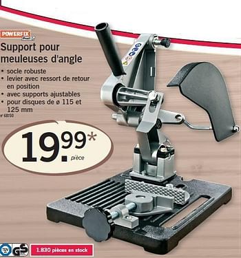 Promotion Lidl Support Pour Meuleuses D Angle Powerfix Bricolage Valide Jusqua 4 Promobutler