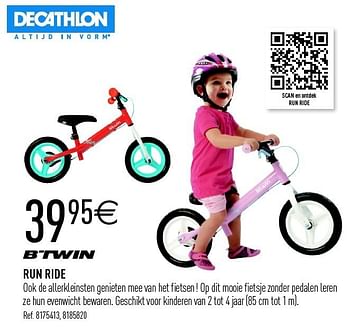 Promoties Run ride - bTwin - Geldig van 24/03/2012 tot 06/04/2012 bij Decathlon