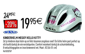 Promoties Kinderhelm meggy hello kitty - Ked Helmsysteme - Geldig van 24/03/2012 tot 06/04/2012 bij Decathlon