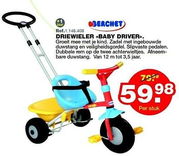 Maxi Toys promotie: Driewieler baby driver - Berchet & Fietsen) - Geldig tot 01/05/12 - PromoButler