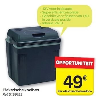 Optimisme Een nacht Kaal Huismerk - Carrefour Elektrische koelbox - Promotie bij Carrefour