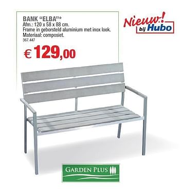 Promoties Bank elba - Garden Plus  - Geldig van 28/03/2012 tot 30/06/2012 bij Hubo