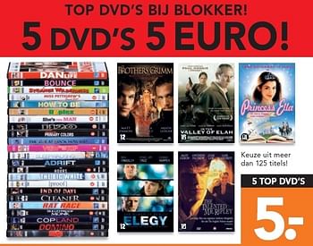 - Top dvd`s - Promotie bij Blokker