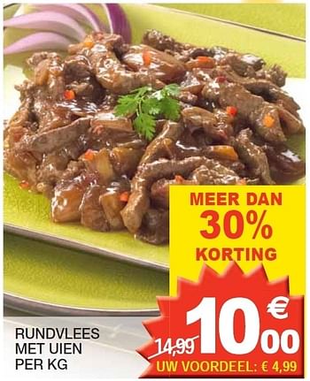 Promoties Rundvlees met uien - Huismerk - Champion - Geldig van 03/04/2012 tot 08/04/2012 bij Champion