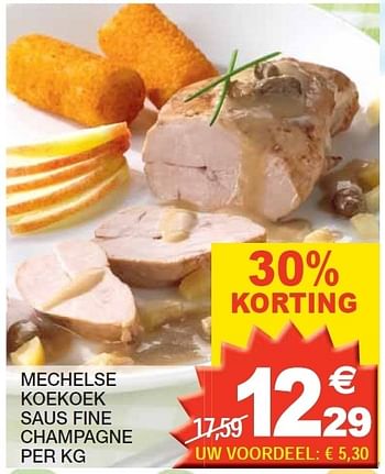 Promoties Mechelse koekoek saus fine champagne - Huismerk - Champion - Geldig van 03/04/2012 tot 08/04/2012 bij Champion