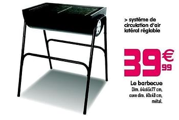 promotion Gifi  Le barbecue  Produit maison Gifi  