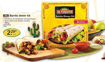 - Tequito El chez En dinner Burrito Lidl kit promotion