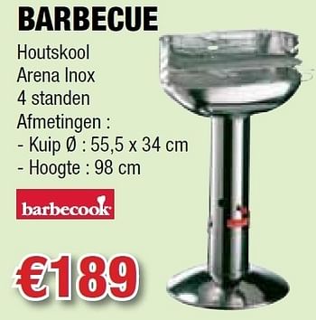Promoties Barbecue arena inox - Barbecook - Geldig van 26/04/2012 tot 09/05/2012 bij Cevo Market