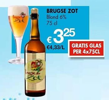 Promoties Brugse zot - Brugge - Geldig van 04/05/2012 tot 17/05/2012 bij Cobeli