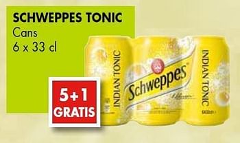 Promoties Schweppes tonic - Schweppes - Geldig van 04/05/2012 tot 17/05/2012 bij Cobeli