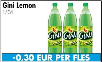 Promoties Gini lemon - Gini - Geldig van 04/05/2012 tot 17/05/2012 bij Cobeli