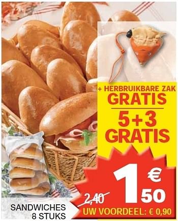 Promoties Sandwiches - Huismerk - Champion - Geldig van 08/05/2012 tot 20/05/2012 bij Champion