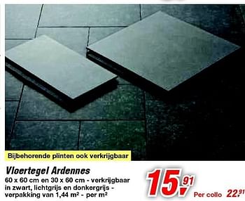 Promoties Vloertegel ardennes - Huismerk - Makro - Geldig van 09/05/2012 tot 22/05/2012 bij Makro