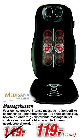 Promoties Massagekussen - Medisana - Geldig van 09/05/2012 tot 22/05/2012 bij Makro