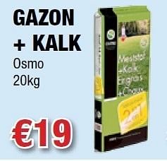 Promoties Gazon + kalk osmo - Huismerk - Cevo - Geldig van 10/05/2012 tot 23/05/2012 bij Cevo Market