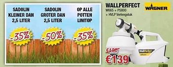 Promoties Wallperfect - Wagner Spraytechnic - Geldig van 10/05/2012 tot 23/05/2012 bij Cevo Market